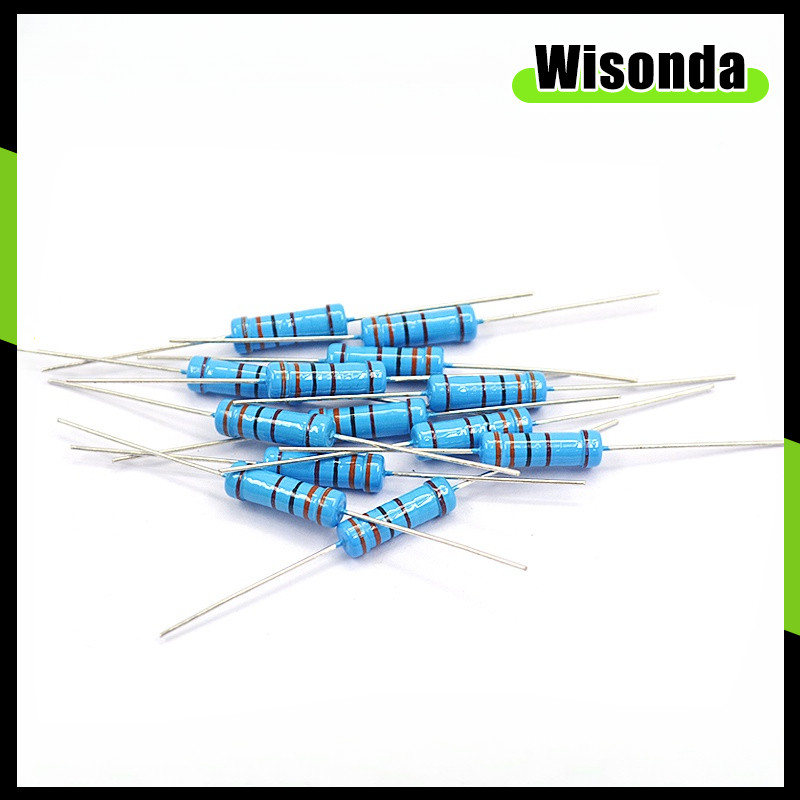 2W 1% ตัวต้านทานฟิล์มโลหะ 24 ค่า 10 โอห์ม ~ 1M โอห์ม 10R 22R 47R 100R 220R 1K 2K 4.7K 10K 100K 1M