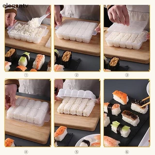 EGN 5/10 กริดข้าวปั้นแม่พิมพ์ซูชิ Non-stick ความดันกล่องอาหารกลางวัน DIY เครื่องมือ Home Kitchen Clear Onigiri แม่พิมพ์ N