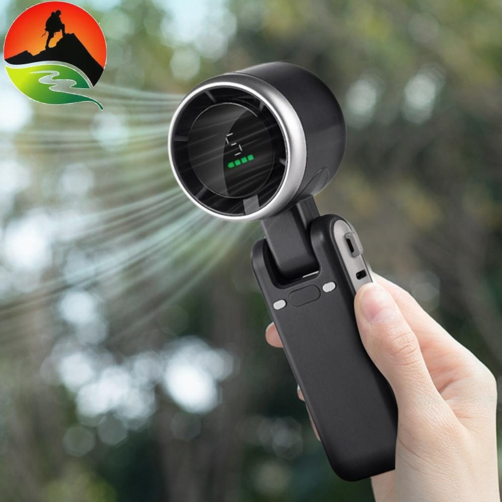 3600 MAh พัดลมเทอร์โบมือถือ USB ชาร์จแขวนคอพัดลมพัดลมมือพับได้ [joyfeellest.th]