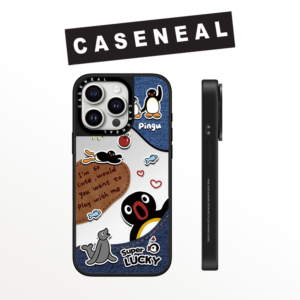 Drop proof CASENEAL เคสโทรศัพท์สําหรับ iPhone 17ProMax 17pro 17 air 16promax 16 15promax 15 14promax 13 13promax เคสแข็งคาวบอยเพนกวิน 12 12promax กรณี iPhone 11 กรณีคุณภาพสูง
