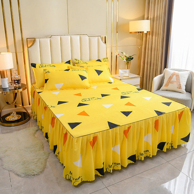 单床裙床罩双人床单席梦思保护套单人宿舍床套罩Single Bed Skirt Bed Cover Double Bed Single Seat Mengsi Protective Cover20250