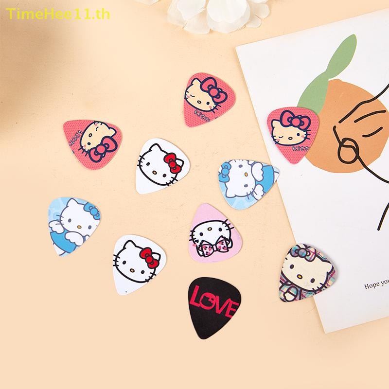 TimeHee 5 ชิ้นกีตาร์ Picks การ์ตูนไฟฟ้า Smooth Bass กีตาร์อะคูสติกเครื่องมืออุปกรณ์เสริมของขวัญกีตาร์ Pick เครื่องมือ TH - รูปที่ 4