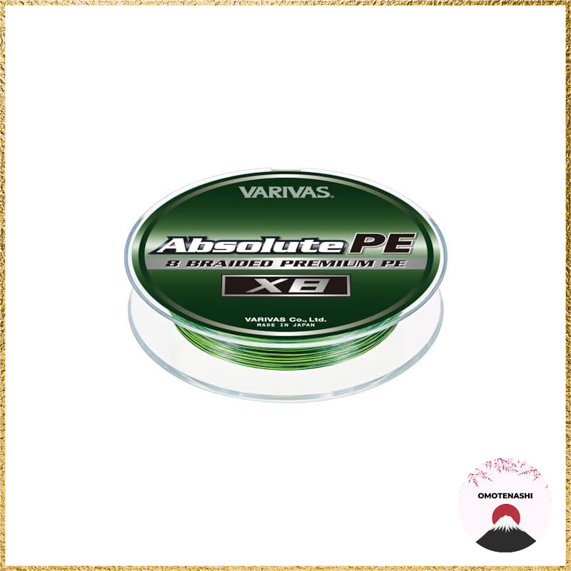 Varivas Absolute PE X8 150m green marking color Size 0.8