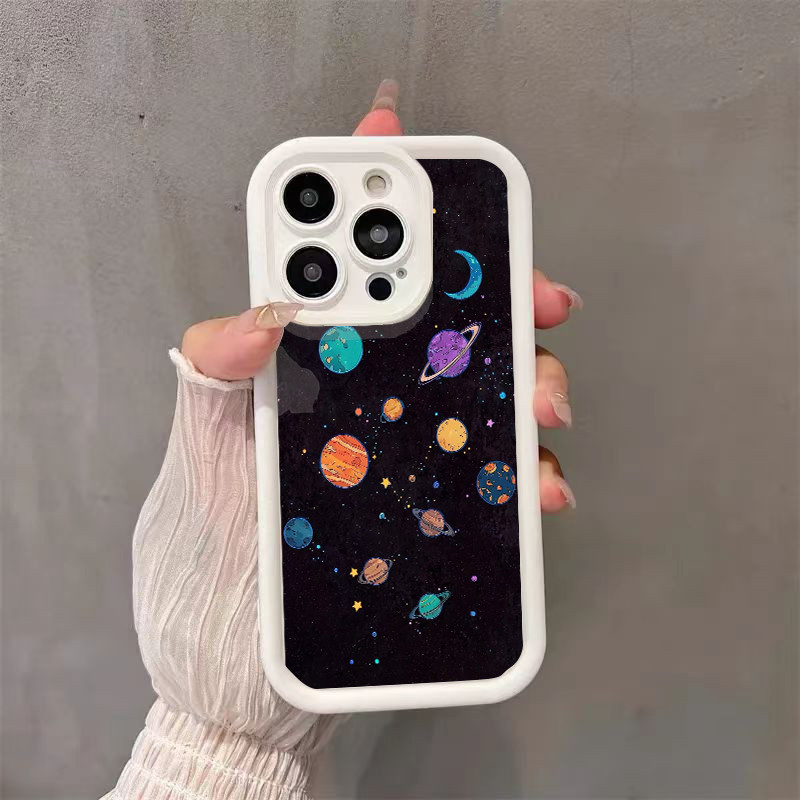 เคส iphone 16 Pro Max 16PLUS 13 Pro Max 12 14 Pro Max 15PLUS 14PLUS 15 Pro Max YS951 planet Soft Angel Eyes เคสโทรศัพท์