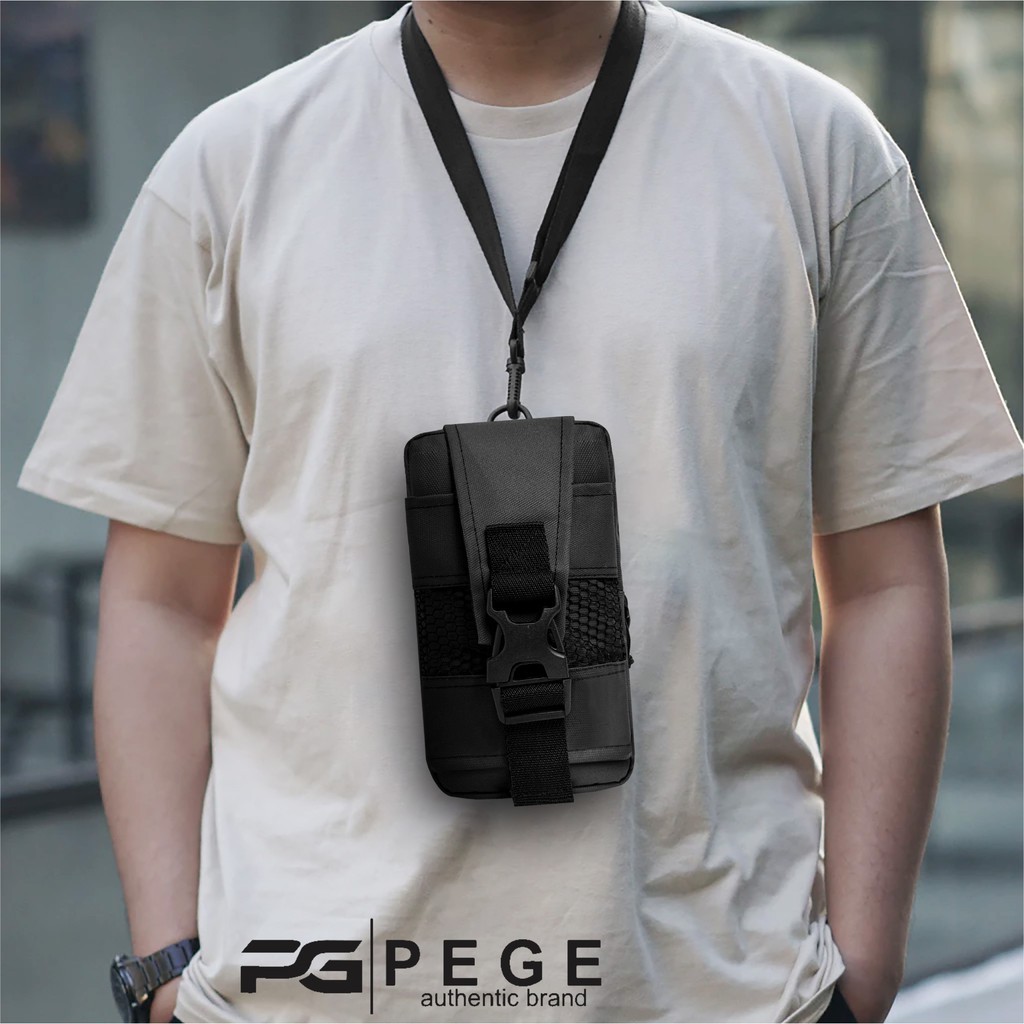 HP PEGE Reyno Mini Sling Phone Bag Hanging Wallet Waterproof Phone Wallet - PG 9087