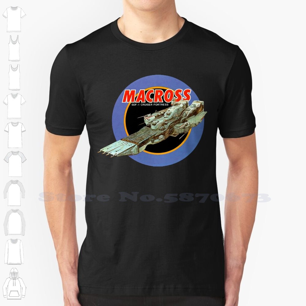 เสื้อยืดอินเทรนด์ Macross Classic Edition ออกแบบคลาสสิกสไตล์ Sci-Fi และ Anime จากยุค 80s และ 90s
