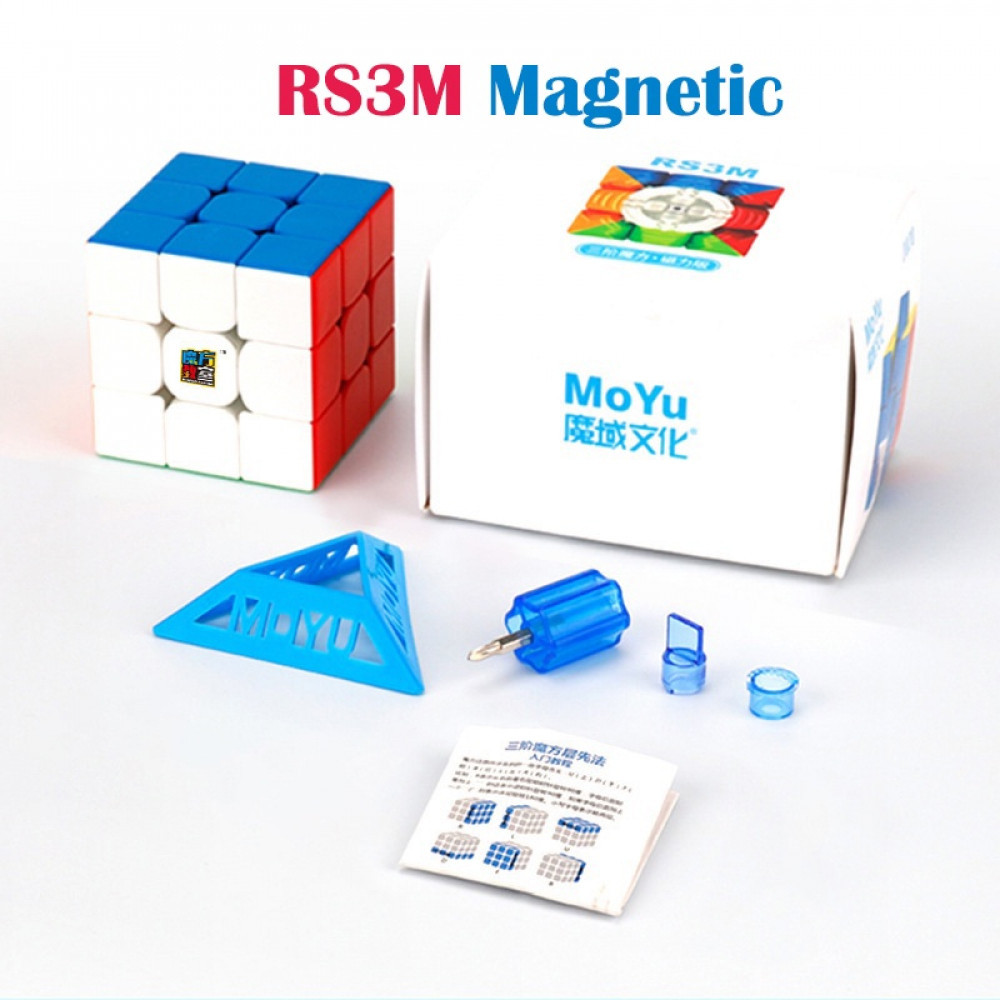 Moyu RS3M 2020 แม ่ เหล ็ ก 3x3 ความเร ็ ว Cube MF RS3M 3x3x3 Magic Cube ปริศนา Stickerless