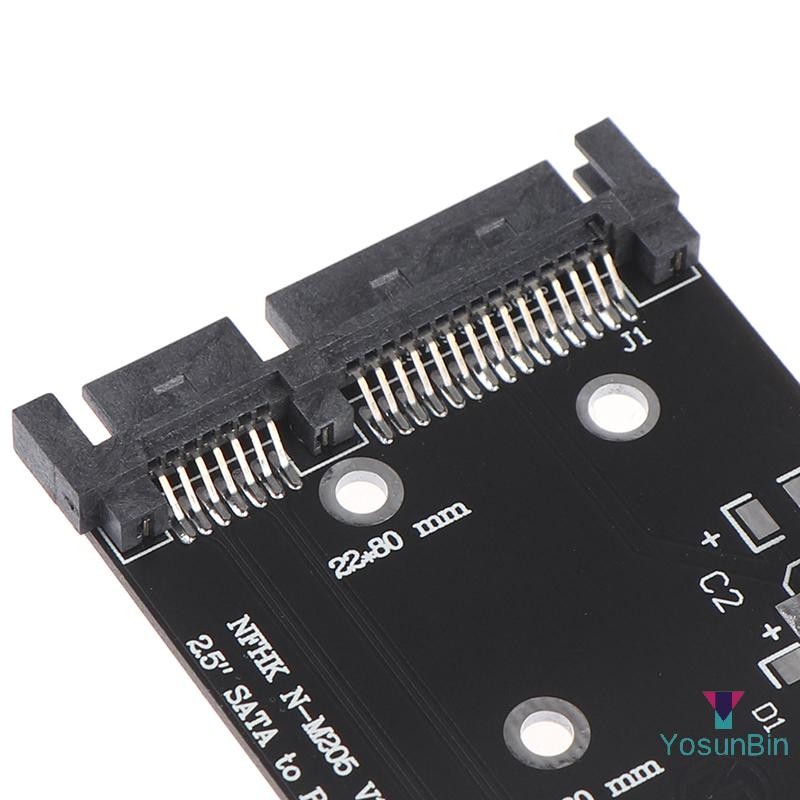 Yosunbin] 2.5 การ์ดอะแดปเตอร์แปลง SATA 3 ถึง B+M SATA M.2 NGFF SSD ใหม่
