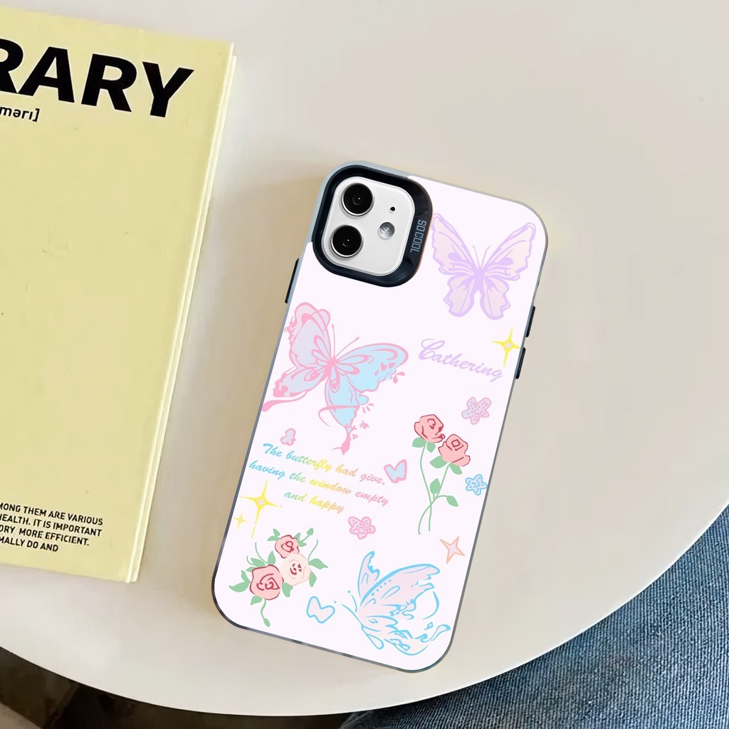 So Gathering Cool Butterfly Hologram Printing case iphone 7 8 plus x xs xr max 11 12 13 14 15 pro (5