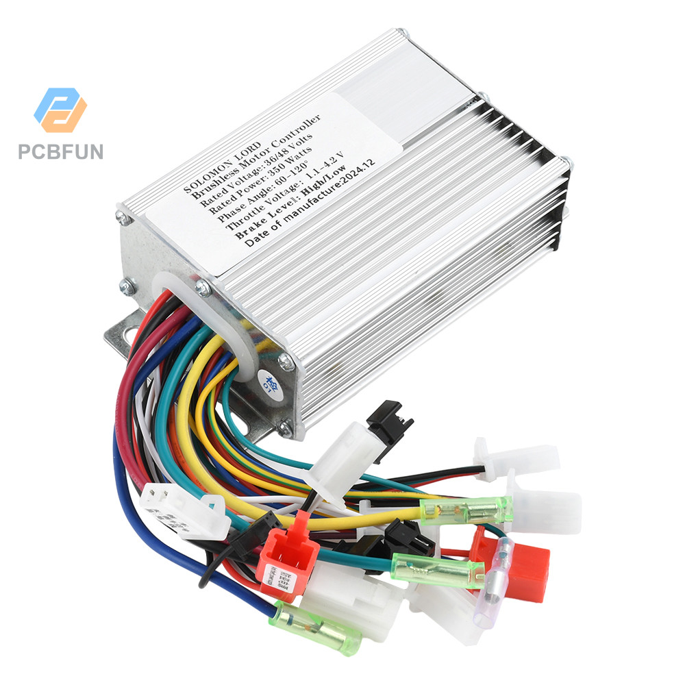 Pcbfun 36/48V จักรยานไฟฟ้า 350W มอเตอร์ DC แบบไม่มีแปรงสําหรับรถจักรยานไฟฟ้าสกู๊ตเตอร์ไฟฟ้าอุปกรณ์เสริม