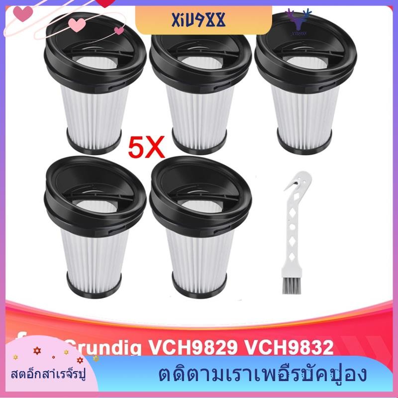 [xiu988.th] ตัวกรองทดแทนสําหรับ VCH9829 VCH9832 VCH9630 VCH9631 VCH9632 เครื่องดูดฝุ่นไร้สายและมือถื