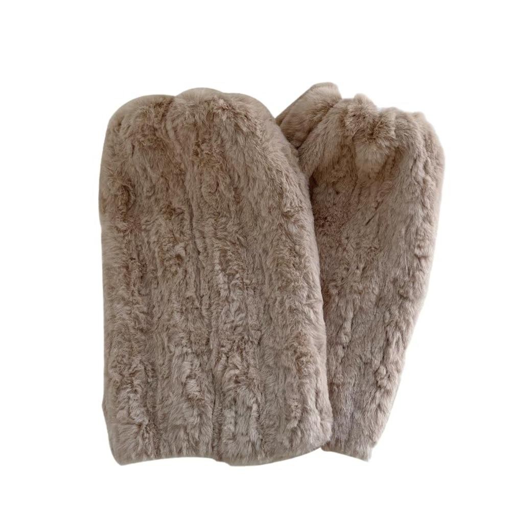 BOLUMI ฤดูหนาว Y2K Plush Boot ถุงเท้า แฟชั่นนุ่มยาว สำหรับ party และการแต่งตัวในสไตล์ Harajuku - รูปที่ 2