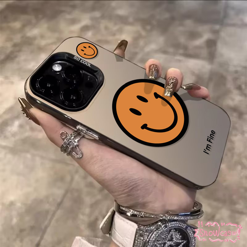 เคส VIVO Y12 Y15 Y15s Y17 Y27 Y21 Y35 Y17s Y36 Y20 Y22 Y91 Y27s Y16 Y02 Y21s Y31 Y12s Y11 ใบหน้ายิ้มที่มีความสุขเรียบง่า