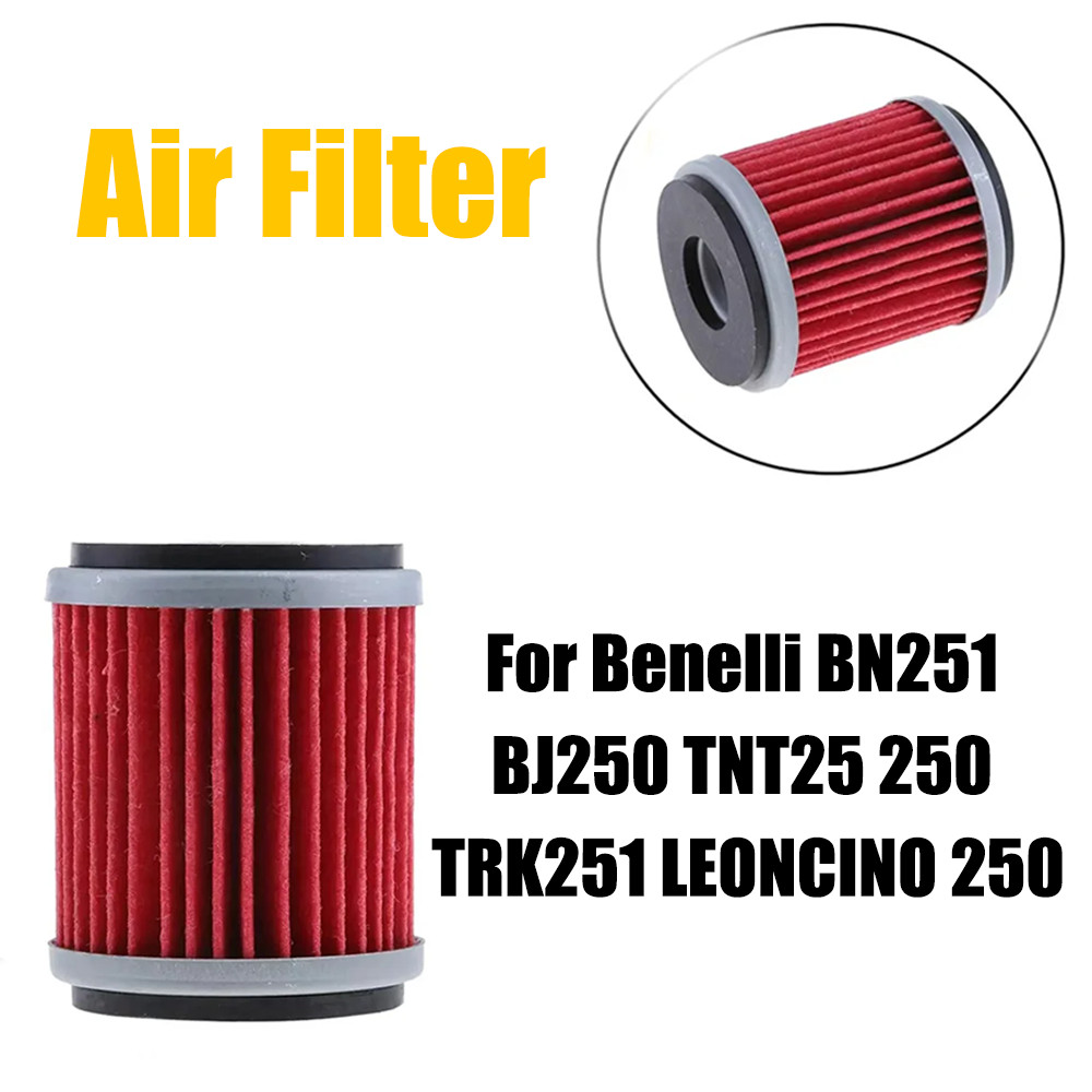 สําหรับ Benelli BN251 BJ250 TNT25 250 TRK251 LEONCINO 250 BN LEONCINO 251 รถจักรยานยนต์กรองอากาศกรองน้ํามันองค์ประกอบ
