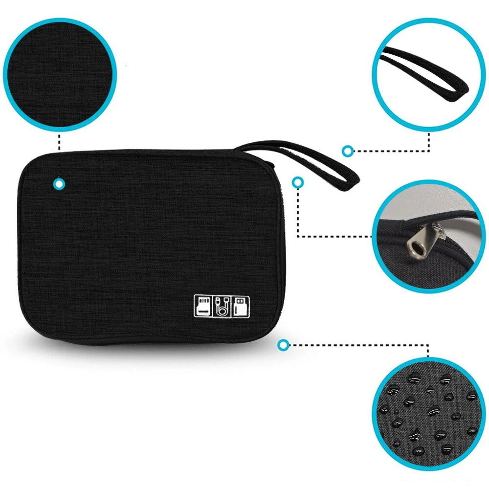 Digital Gadget Bag Wire Storage Pouch Travel Large Capacity thumbnail 4