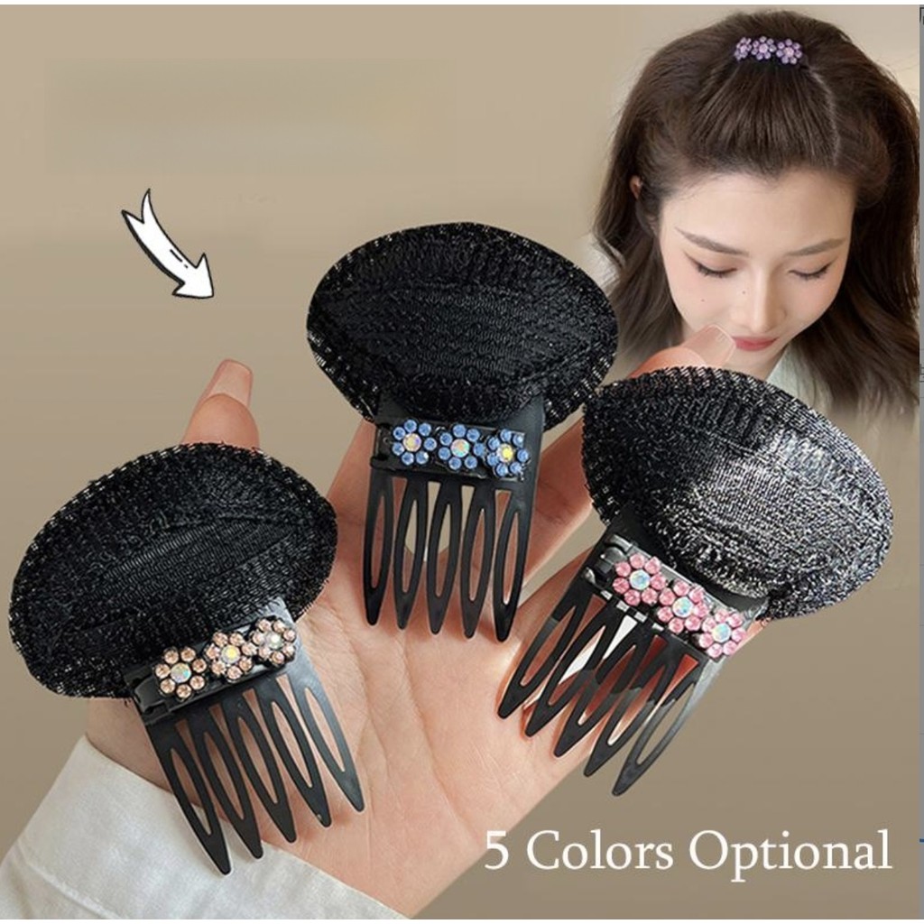 หัวแบนยุบที่มองไม่เห็นผม Pad Bangs Booster Pad ผมราก Fluffy Booster Fluffy Pad กิ๊บติดผมใส่หวี Handy เครื่องมือ