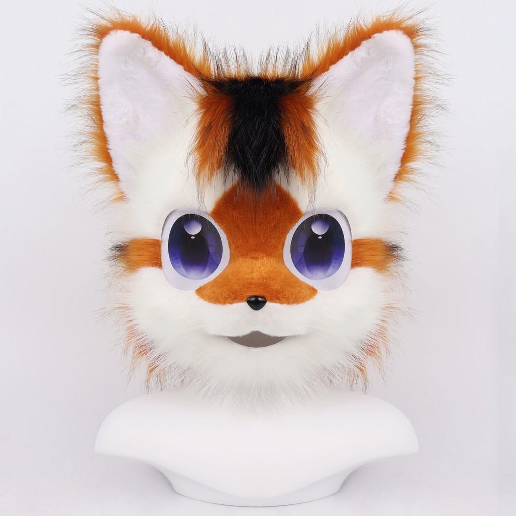 Original ใหม่ Fursuit สัตว์หัวญี่ปุ่น Fursuit หัวเดียวผลิตภัณฑ์สําเร็จรูปหมวกการ์ตูนนิทรรศการคอสเพลย