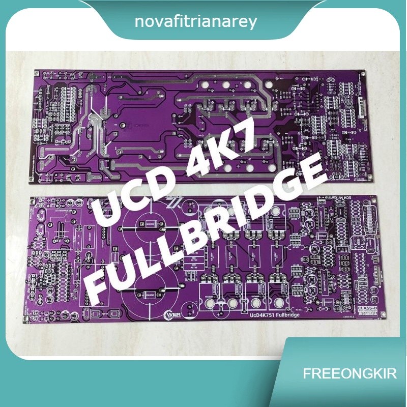 PCB UCD 4k7 Fullbridge 8 Mosfet ขั้นสูงที่สุดจาก UCD D2K
