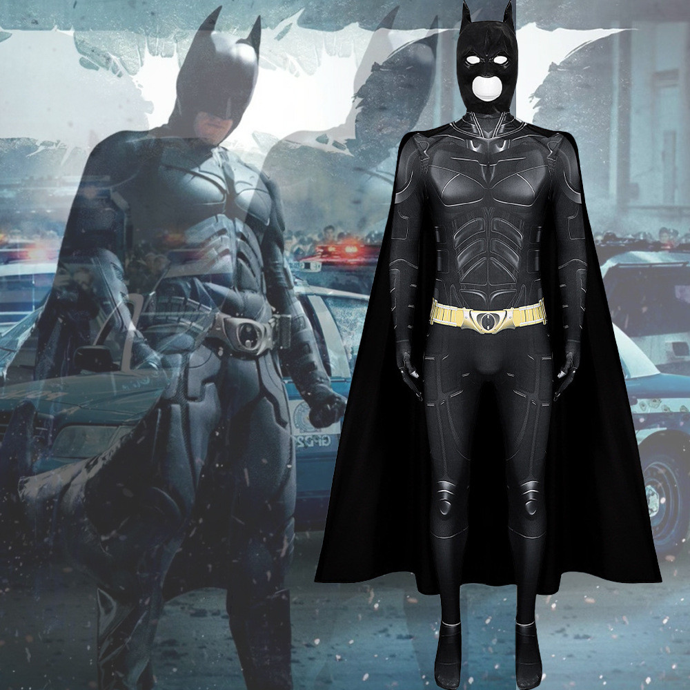 บอดี้สูทคอสเพลย์แบทแมนจากJustice League เครื่องแต่งกายฮาโลวีนสำหรับBruce Wayne