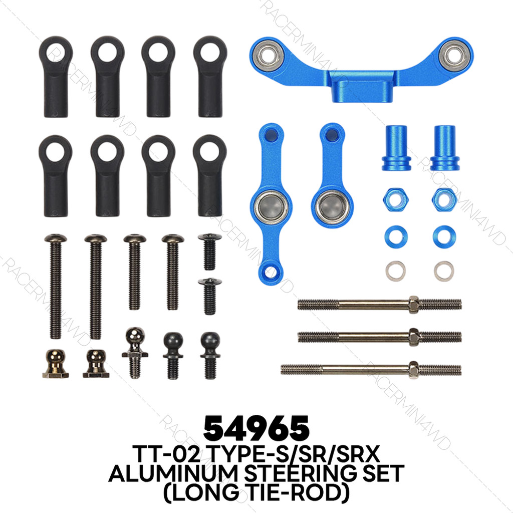 TAMIYA 54965 TT-02 Type-S Aluminum Steering Set (Long Tie-Rod)