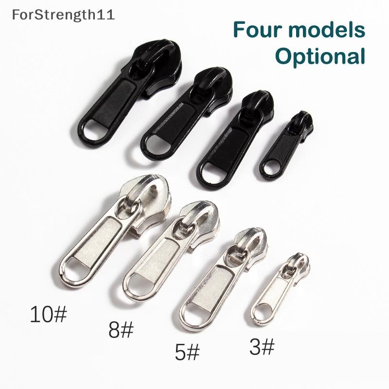 FO 5/8 ชิ้น 4 ขนาด Universal Fix ซิปซ่อมเปลี่ยน Slider ซิปสําหรับเย็บเสื้อผ้ากระเป๋ากระเป๋าเดินทาง Fix ซ่อม TH