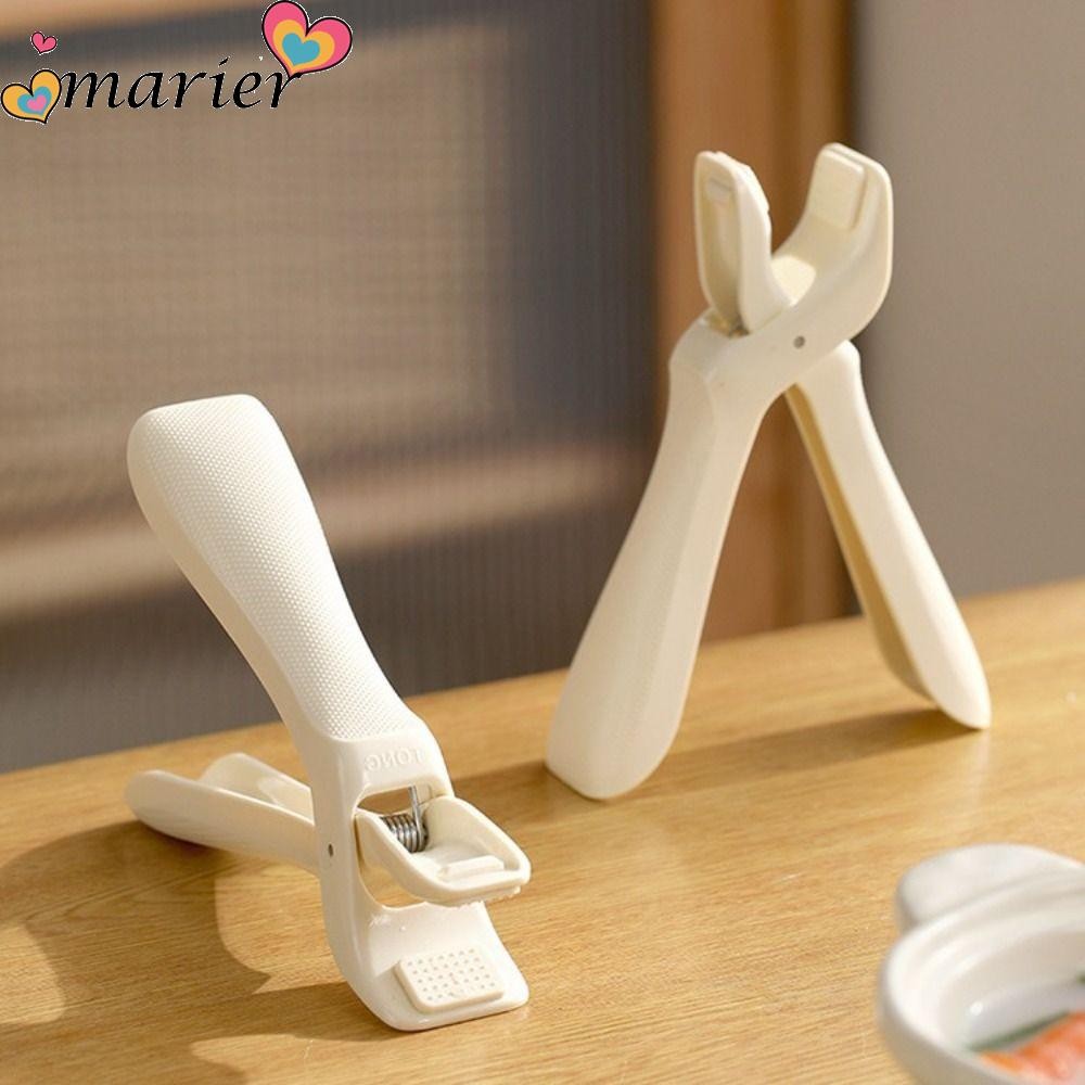 Marier คลิปป้องกันการลวก, ซิลิโคนชามอาหารแหนบชามครัว, Gripper ทนทานลื่น Anti Scalding ผู้ถือ