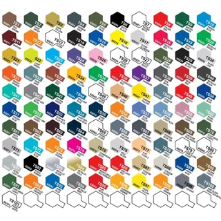 TAMIYA Lacquer Spray Color (TS-1 - TS-100) สีสเปรย์แลคเกอรพ่นโมเดล 85001 85002 85003 85004 85005 85006 85007 85008 85009