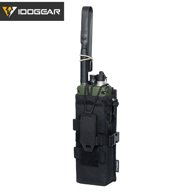 IDOGEAR กระเป๋าวิทยุยุทธศาสตร์สำหรับ PRC148/152 MOLLE MBTR Tilt-Out 35120