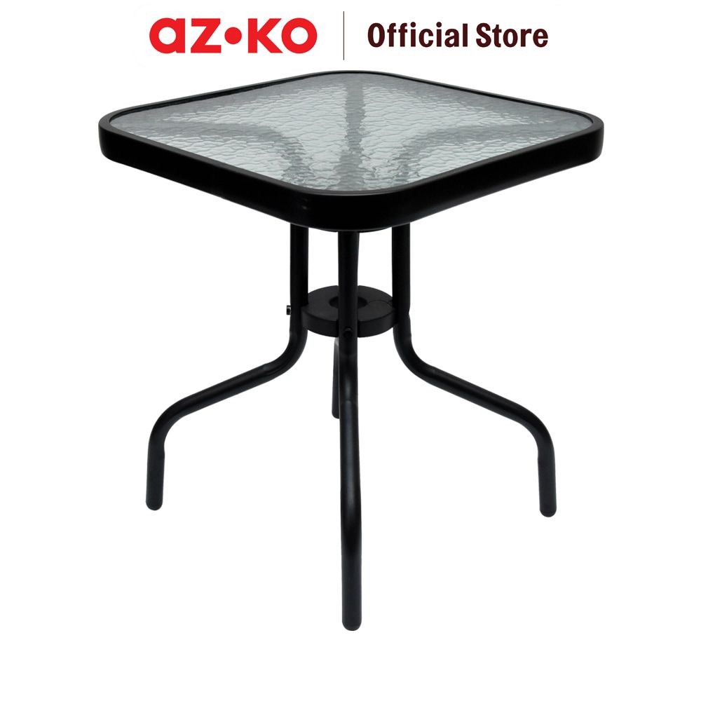 AZKO Soleil Patio Table Side 45 cm - สีดํา Outdoor Table Garden Table ระเบียงโต๊ะ