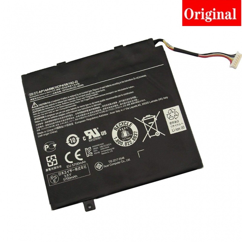 ✿Ap14a4m ap14a8m แบตเตอรี่แล็ปท็อปสำหรับ ACER Iconia 10 A3-A30 A3-A20 SWITCH 10 SW5-011 SW5-012P