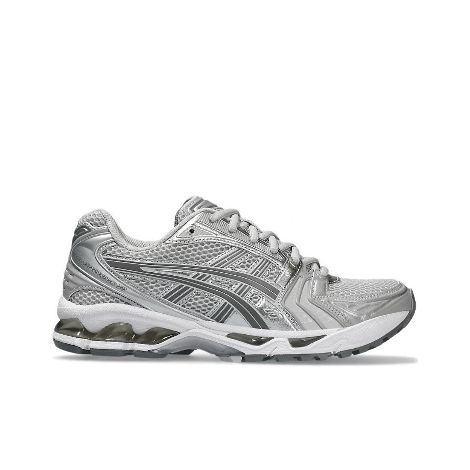 Asics Kayano 14 Silver รองเท้าวิ่ง unisex รองเท้าผ้าใบรองเท้าเดินป่า