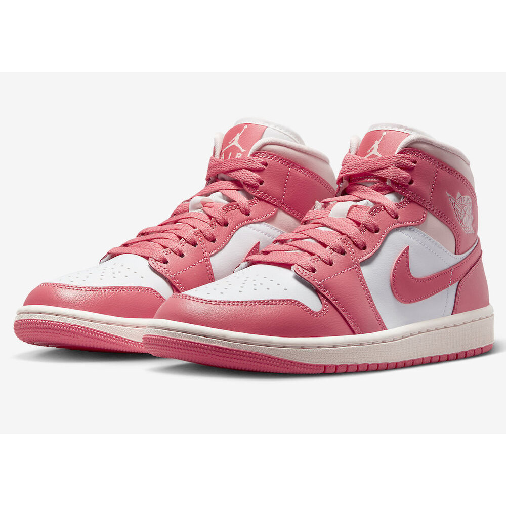 Nike Air Jordan 1 Mid Strawberry and Cream BQ6472-186 Womens New