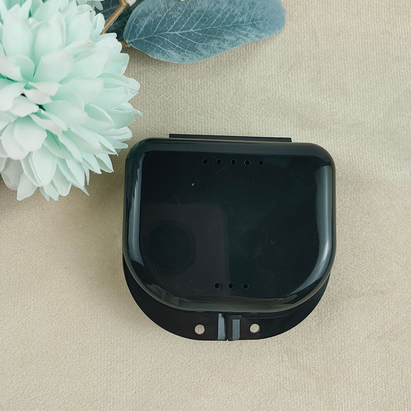 กล่องเก็บฟันปลอมทันตกรรม Retainer ปาก Guard คอนเทนเนอร์พลาสติกอุปกรณ์สุขอนามัยช่องปากถาดทันตกรรมกรณีเครื่องใช้ - รูปที่ 5