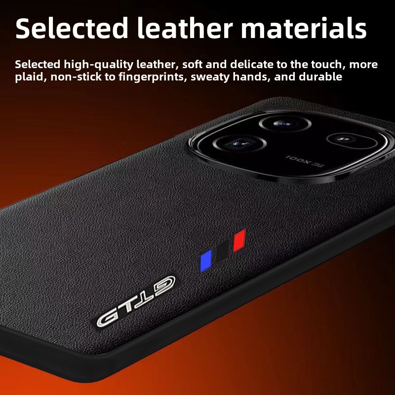 IQOO Z9 GTR เคสโทรศัพท์หนังธรรมดาสําหรับ Vivo IQOO Z9 Turbo Plus Z9t Z10 Turbo Pro เลนส์รูขนาดใหญ่ขอบนุ่มปกแข็ง