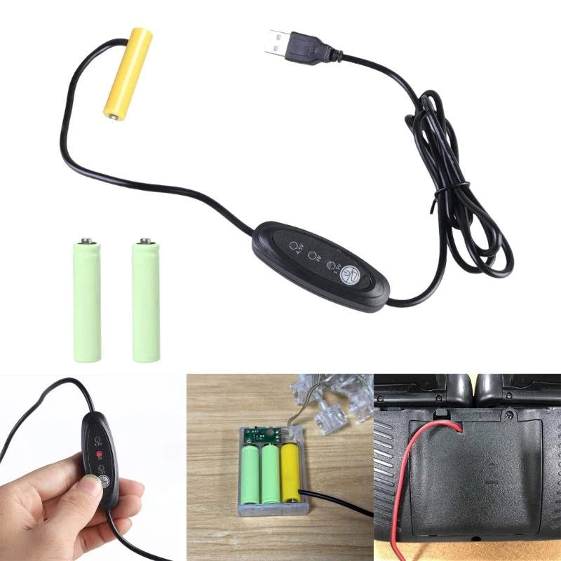 Feti สาย USB 5V 2A แปลงไฟ 1.5V 3V 4.5V 3A สำหรับรีโมทของเล่น thumbnail 7