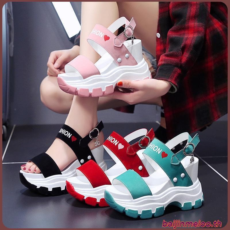 Slope Womens Wedges Sandals Fairy All Match Sandals Shorty Heighten Sandals Comfy