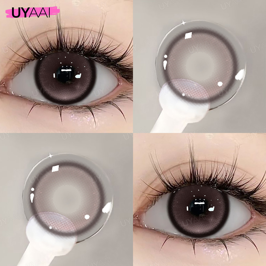 คอนแทคเลน one Day  แบบใช้แล้วทิ้ง UYAAI x FRESHLADY 0.0~-8.00 คอนแทคเลนส์สีธรรมชาติ 2 ชิ้น/คู่ VIVIR