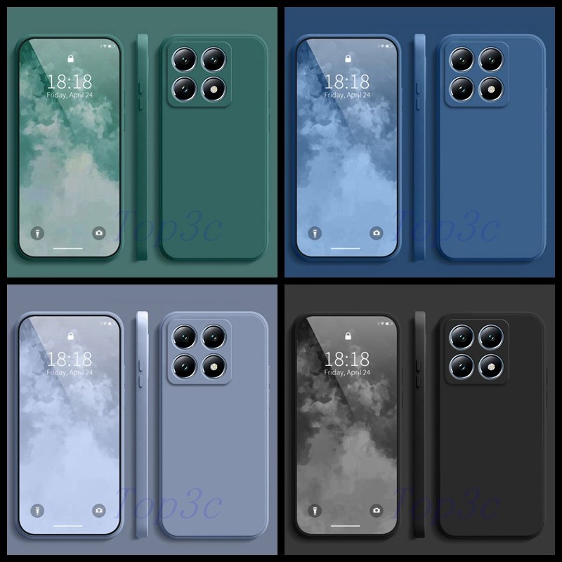 เคส Xiaomi 14T Pro/13T Pro/12T Pro/11T Pro/10T Pro เคสป้องกันซิลิโคนป้องกันการตกสีธรรมดาเรียบง่าย YT