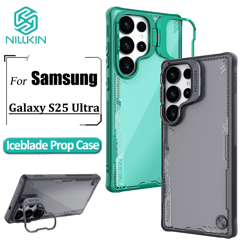 Nillkin Iceblade Prop Case สําหรับ Samsung Galaxy S25 Ultra เคสโทรศัพท์แบบฝาพับเลนส์ป้องกันปกหลัง