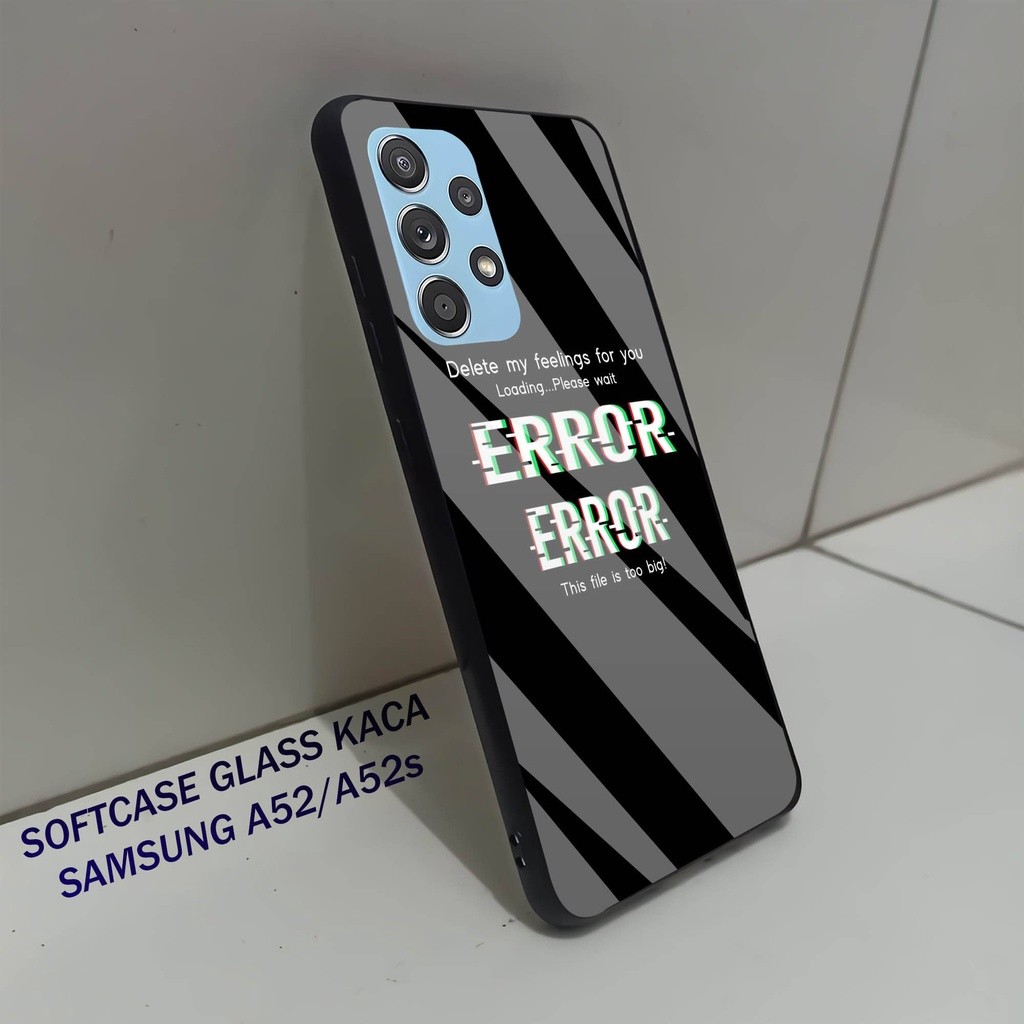 HP MKC Softcase Glass SAMSUNG A52 - เคสโทรศัพท์ป้องกันสําหรับ SAMSUNG A52s [A37]