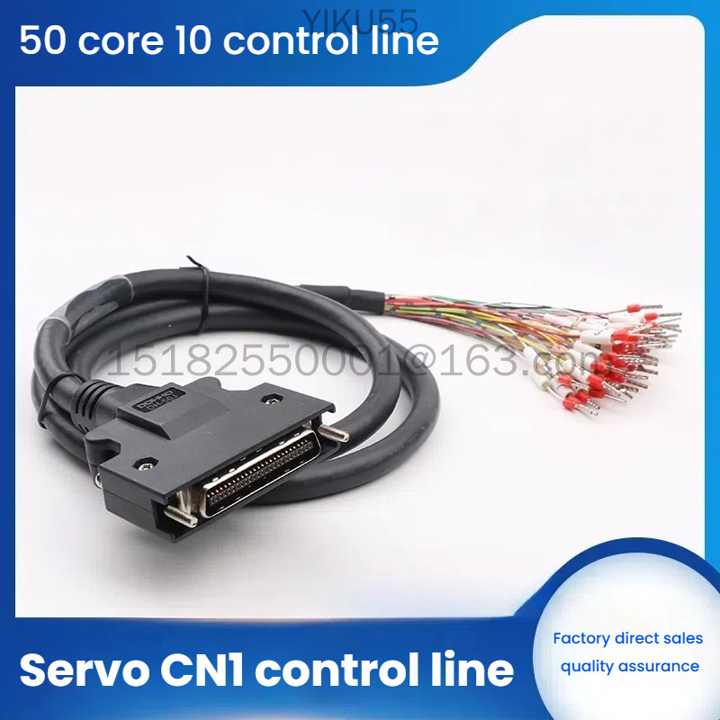 Panasonic A5/6 servo signal line X4 อินเทอร์เฟซ Mitsubishi MR-J3/JE 20/26/36/50 core IO สายควบคุม