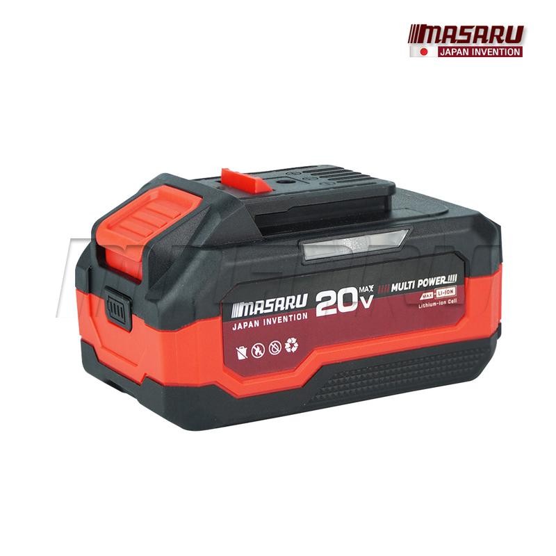 MASARU แบตเตอรี่ 20v 2.0Ah 4.0Ah แบตเตอรี่สว่านไร้สาย สำหรับสว่านไฟฟ้า และ บล็อคไฟฟ้า แบต สว่าน