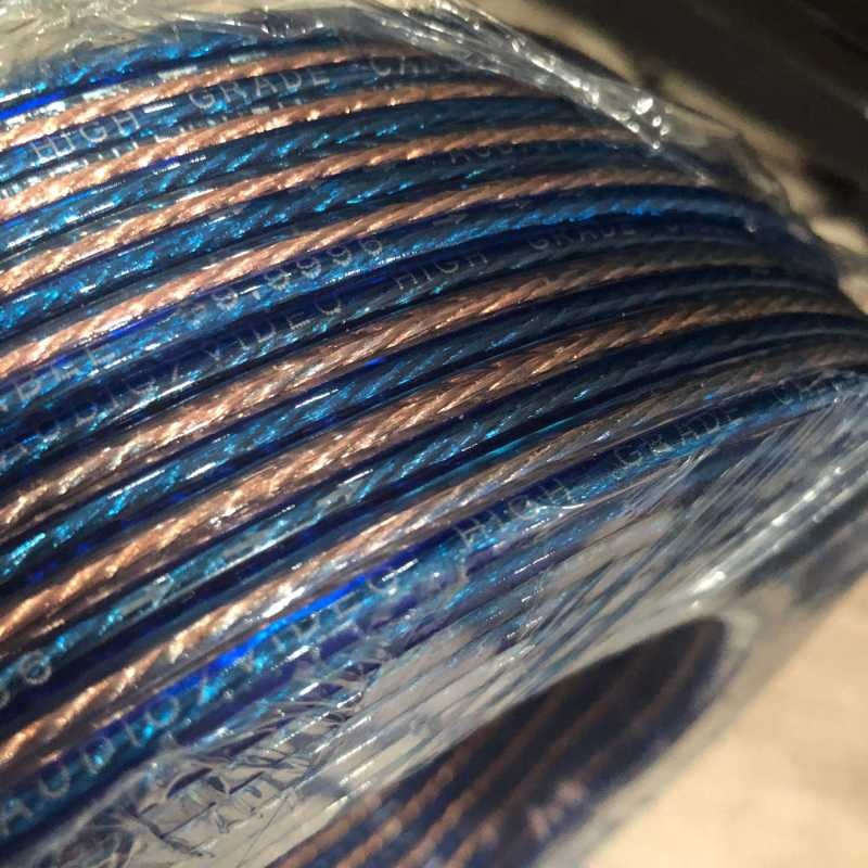 BUYBUYTECH สายลำโพงใส10เมตร ลวดทองแดง O.D.4 x 8 mm. speaker cable AUDIO/PA. /DJ- Red - รูปที่ 2