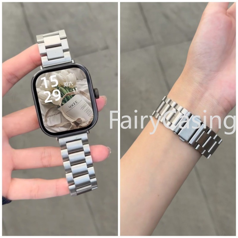 โลหะสายสแตนเลสสําหรับนาฬิกา Huawei Fit 3 สร้อยข้อมือสําหรับ Huawei Watch Fit 3 สายรัดข้อมือ Correa อุปกรณ์เสริม