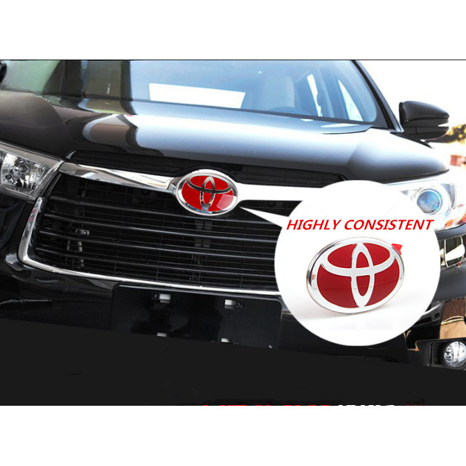(1ชิ้น)TOYOTA Vios Camry Altis RED EMBLEM LOGO