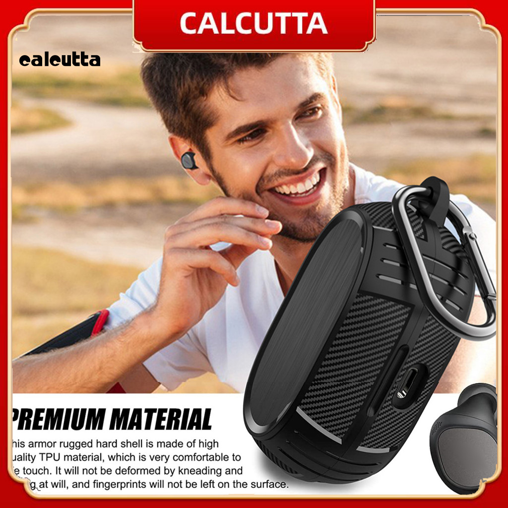 [calcutta] Reversed ชาร์จหลุมหูฟังเกราะป้องกันไร้สายกีฬาหูฟังป้องกันคราบสําหรับ Jabra Elite 7 Pro/7 