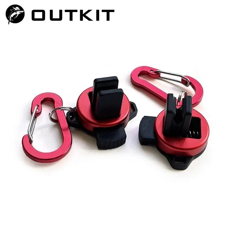 Outkit ใหม่ผู้ถือคันเบ็ด Lure แบบพกพา BFS อลูมิเนียม Fly Fishing Tackle Quick Rod Assistant เครื่องมือ