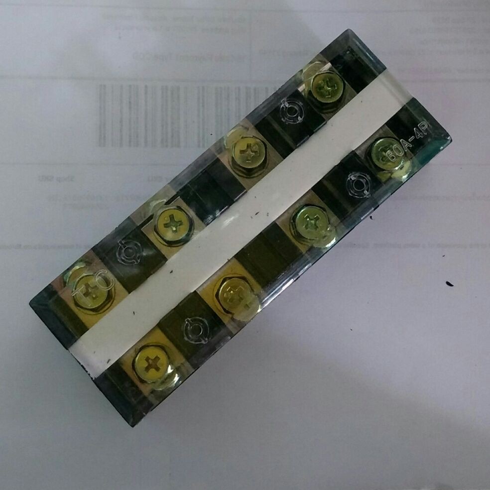 Terminal Blocks TC-604 (60A-4P)  (1ชิ้น)สินค้าใหม่ในไทยพร้อมส่ง
