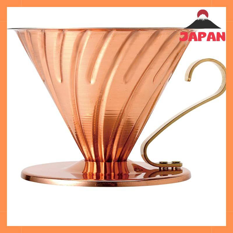 HARIO V60 Copper Dripper for 1-4 Cups Coffee Hand Drip Made in Japan VDPR-02-CP