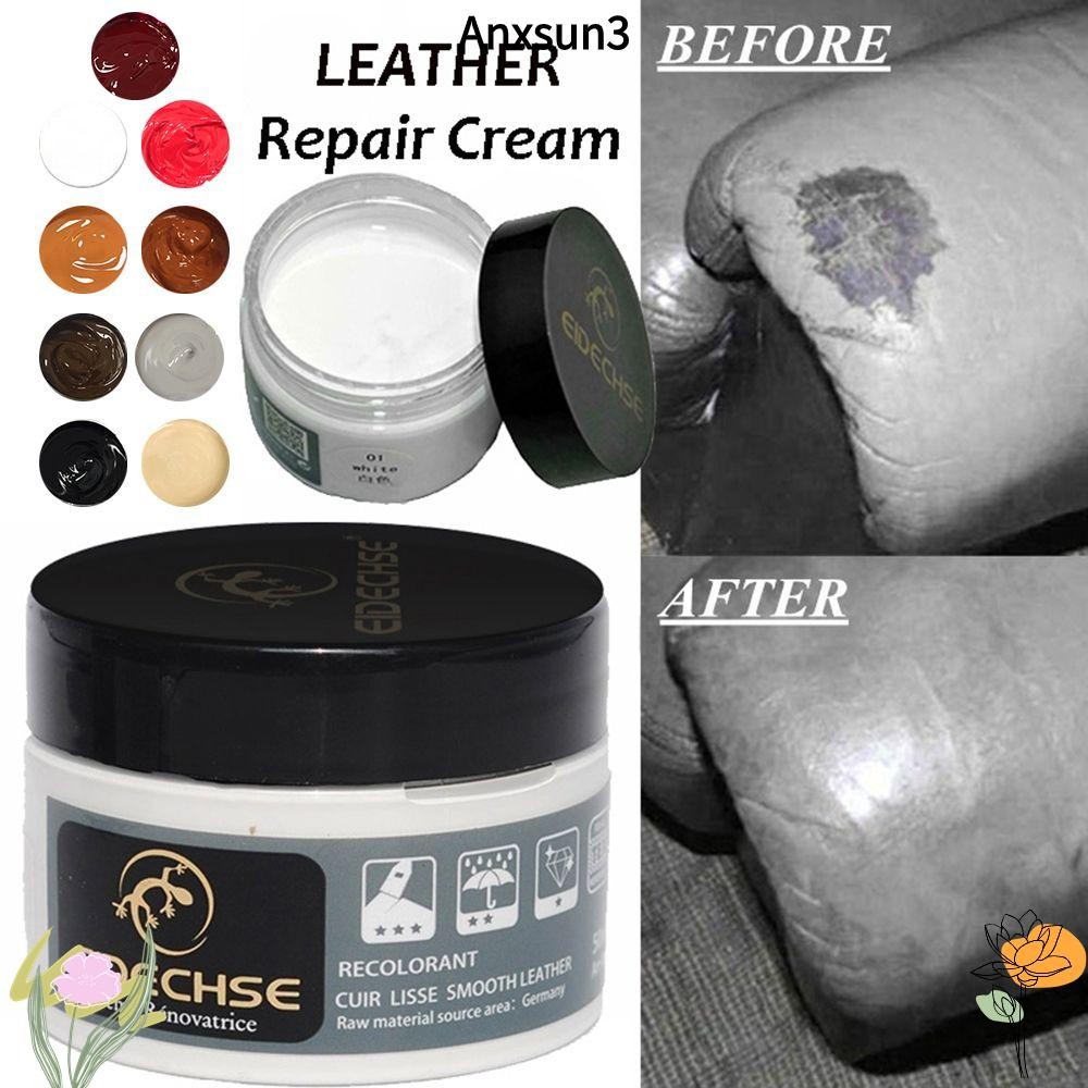 Anxsun3 50ml ซ่อมหนังครีมซ่อมเครื่องมือ Patch สําหรับ Faded สวมใส่ Renew